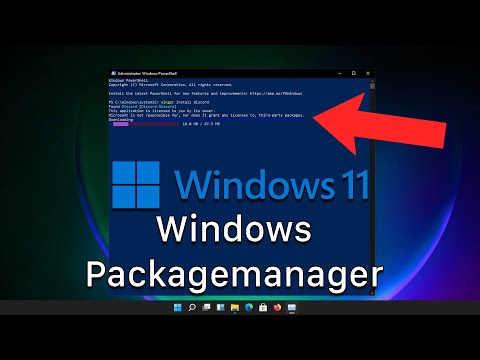 How to install and use Windows Package Manager in Windows 11