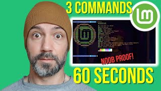 Linux Mint in 60 Seconds: 3 Commands Every Noob Needs