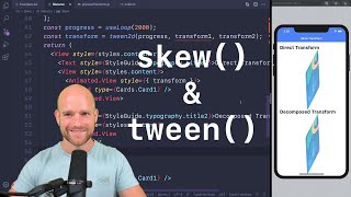 The 10-min React Native Skew & Tween Transforms