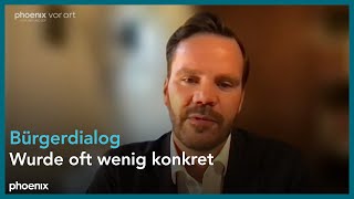 phoenix nachgefragt mit Jan Hollitzer (Thüringer Allgemeine) zum Bürgerdialog am 11.08.