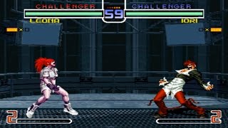 [TAS] Leona Orochi VS Iori (KoF 2002 MP2)