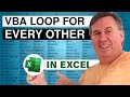 Excel VBA - Loop for Every Other Record - Episode 1211.205