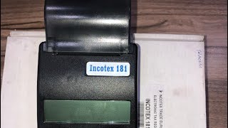 Incotex 181 Training Manual | Pt 1