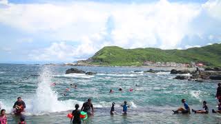 龍洞灣海洋公園大潮碰大浪