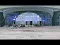 outdoor transparent led wall for building giant glass facade