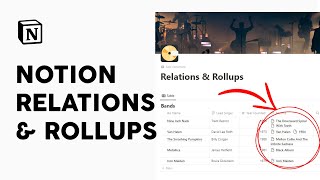 Notion Relations & Rollups For Beginners [EASY]