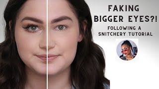 How to Fake Bigger Eyes! // Following a Snitchery Tutorial