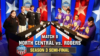 CIVICS BOWL 2024 Semifinal 2: NORTH CENTRAL vs. ROGERS | KSPS PBS