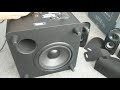 polk audio tl1600 home theatre 5.1 surround sound speaker subwoofer system overview bass test