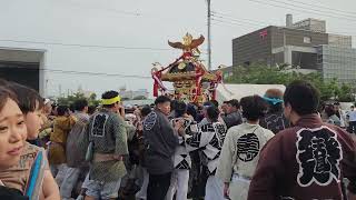 【8K】銚子市制施行90周年記念 神輿（市役所敷地内）