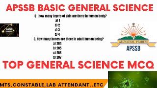 APSSB BASIC GENERAL SCIENCE TOP GENERAL SCIENCE MCQ for MTS,CONSTABLE,LAB ATTENDANT ETC.