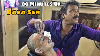 World's GREATEST Head & Face Massage By Baba Sen - The Cosmic Barber(Part1) | 80 Mins Of Pure ASMR