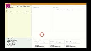 JavaScript Event Loop with Scroll Event