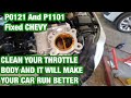 Cleaning Malibu throttle body fix poor idle and stalling