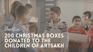 200 Christmas boxes donated to the children of Artsakh