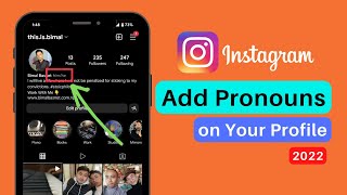 How to Add Pronouns To Your Instagram Bio !! (2022)