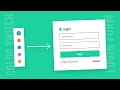 Awesome Color Switch Animated Login Page using Html CSS & Javascript