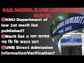 🛑 KNU-DEPARTMENT OF LAW🥳1st merit list 🎓What is the difference between BA.LLB & B.COM LLB. #law