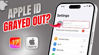 How to fix the Apple ID grayed out issue on iPhone | Apple ID greyed out on iOS