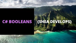 C# Boolean Tutorial