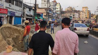 Bangladeshi walking tour 2023 || Around chittagong city chandgaon walking tour 2023 || street view