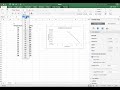 Excel Tutorial:  Making an x,-scatter  plot with a trendline