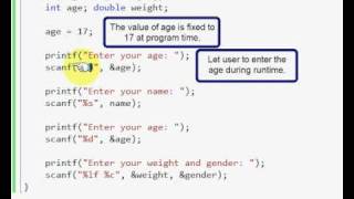 C Programming Series: scanf() function