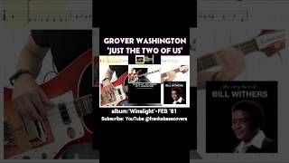 Just The Two of Us  - Grover Washington Jr - FRANKS BASS COVERS #shorts