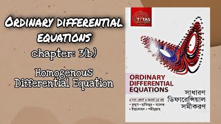 Honours sescond year-Ordinary differential equations||chapter:3(B)||homogenous differential equation