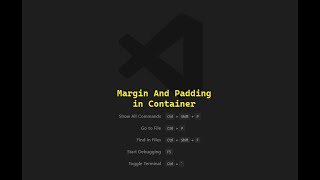 Flutter Learning(Margin And Padding In Container)