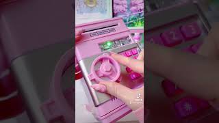 Cute ATM Piggy Bank! 💗 Found on Temu | 10eegaming #shorts #pink #cute #temu #kawaii #unboxing #fyp