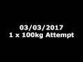 100kg Bench Press Attempt