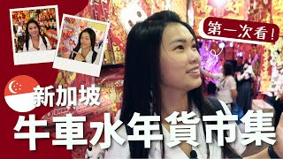 First Time in Singapore Chinatown CNY Market! 香港人🇭🇰第一次逛新加坡🇸🇬牛車水新年市集!