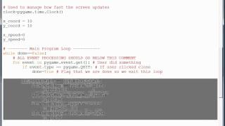 Chapter 11: Movement with the Keyboard