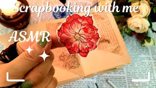 Scrapbook with me⭐journal with me⭐satisfying⭐no talking⭐papersound