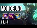 MORDEKAISER vs MASTER YI (JUNGLE) (DEFEAT) | 400+ games, Godlike | EUW Diamond | v11.14