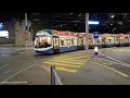 zurich by night tram und bus am central zürich stadt zürich schweiz