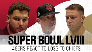 Kyle Shanahan, Brock Purdy, George Kittle and other 49ers react to Super Bowl 58 loss to Chiefs