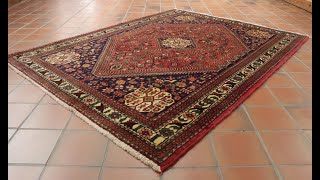 Lovely handmade Persian Abadeh rug full of character, charm and colour - 309024