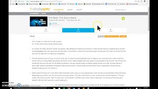 Study Sync Student Intro