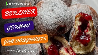 Soft and Fluffy Berliner - German Jam Filled Doughnuts Recipe