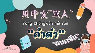 คำด่า ภาษาจีน!! 用中文骂人 คนจีนใช้คำด่าอย่างไร มาดูกัน ??