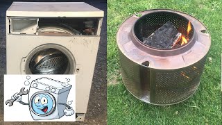 How to make a Brazier from a Bosch Washing Machine drum