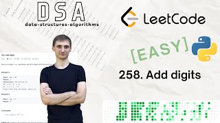 258. Add Digits | LeetCode | Digital Root Explained | Python