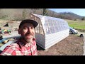 greenhouse roof build tuftex panels