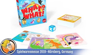 What? What! — game overview at Spielwarenmesse 2019