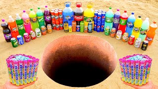 Big Coca Cola, Mtn Dew, Fanta & Pepsi, Mirinda, Monster, Chupa Chups, Sprite vs Mentos Underground