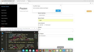 Membuat Tambah Data Pasien dan Validasi Duplikat Identitas (16)