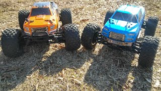 Arrma Granite 4x4 BLX vs Arrma Big Rock Crew Cab 4x4 - Off road Test