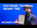 Postorder Traversal in Binary Tree | LeetCode 145 | Javascript | Using Recursion